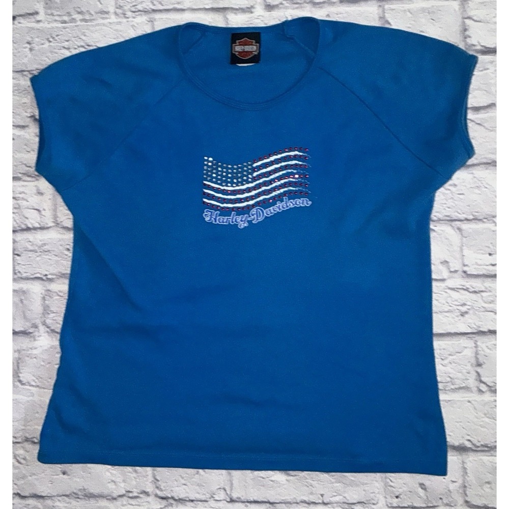 Harley Davidson T Shirt Womens‎ XL USA Macedon NY.